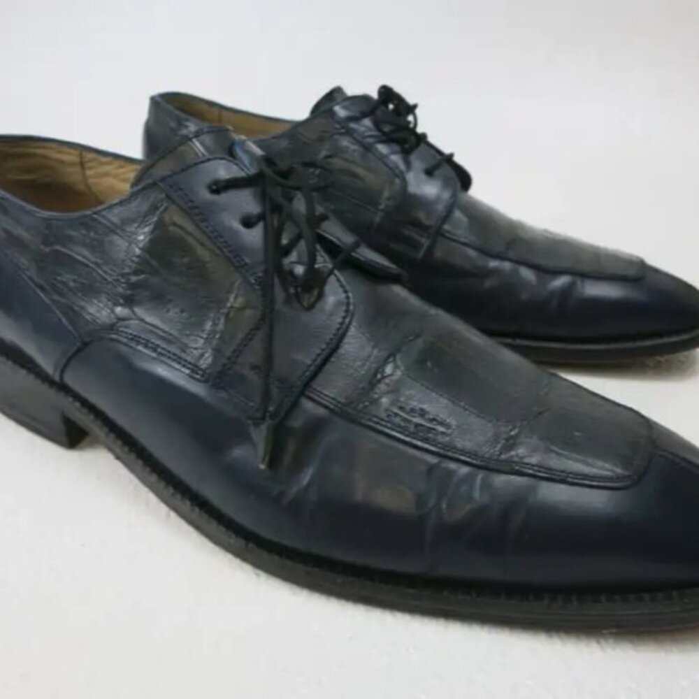 Distefano Genuine Crocodile Dress Oxfords Men's Footwear Shoes Italy Size 10.5 - Picture 3 of 7